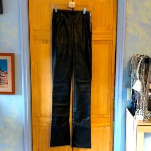 Zara pleather pants